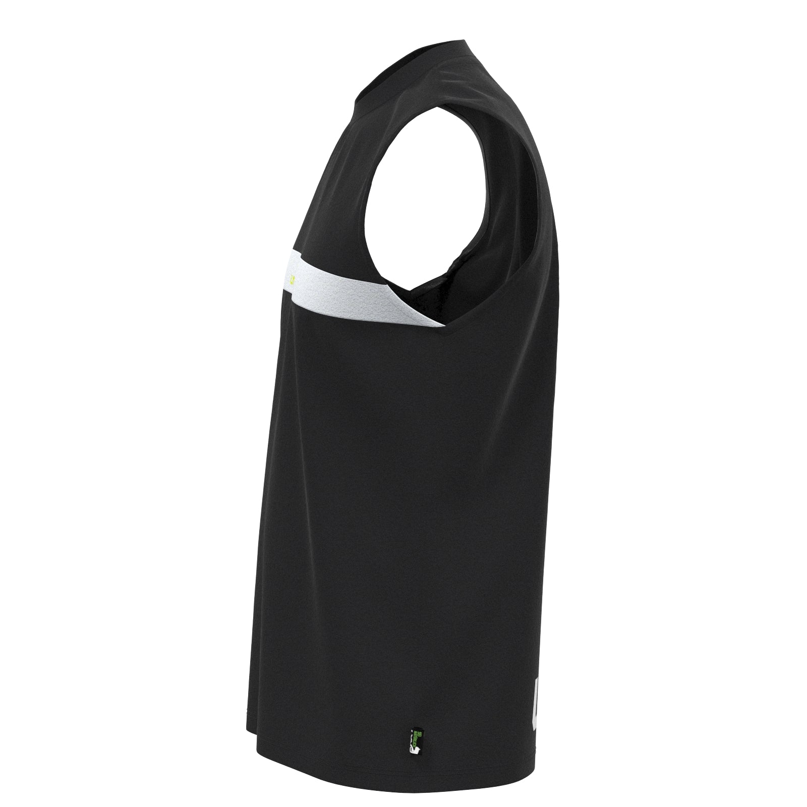 Running Shirt Tank aus Bambus in schwarz