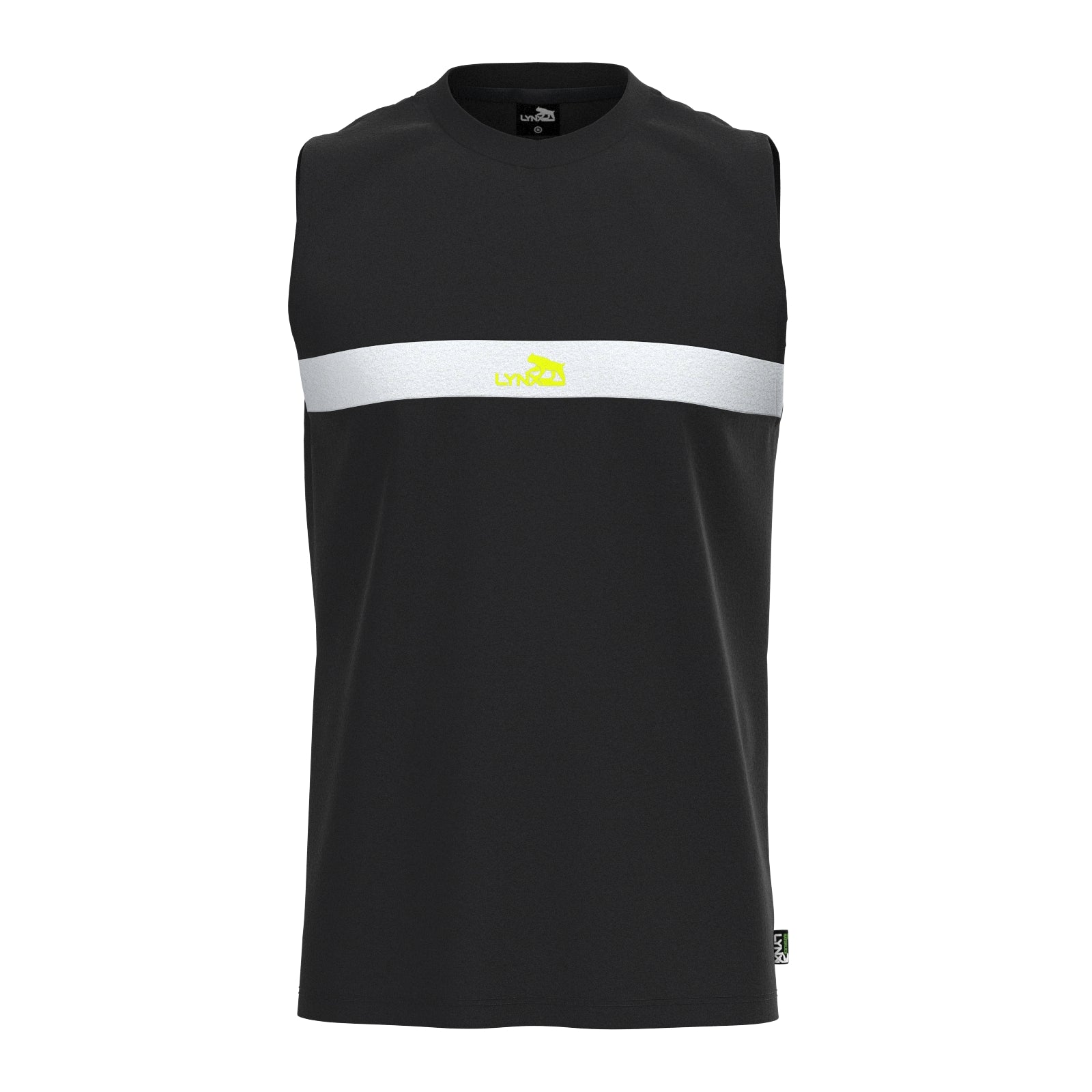 Running Shirt Tank aus Bambus in schwarz