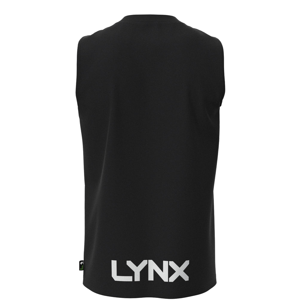 Running Shirt Tank aus Bambus in schwarz