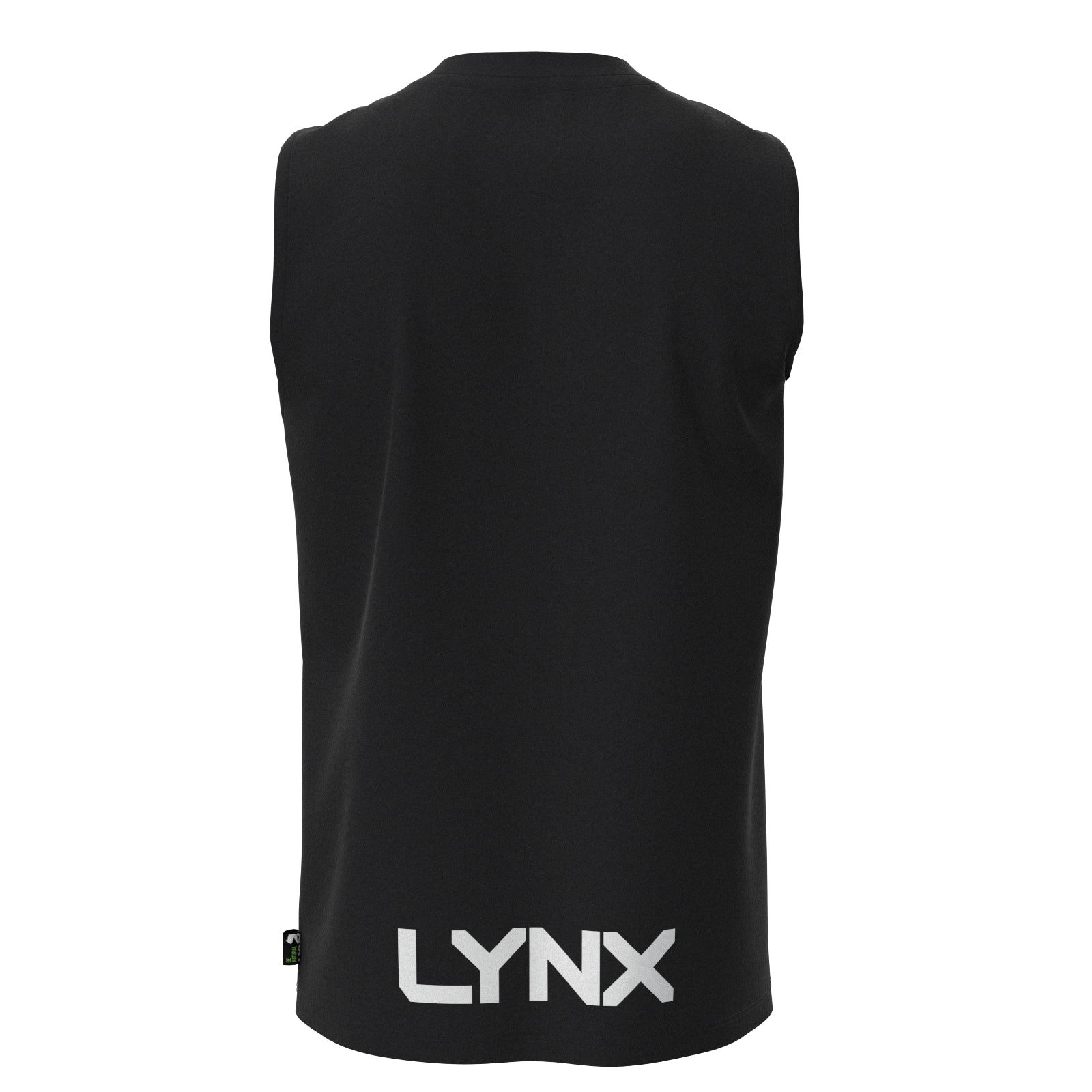 Running Shirt Tank aus Bambus in schwarz