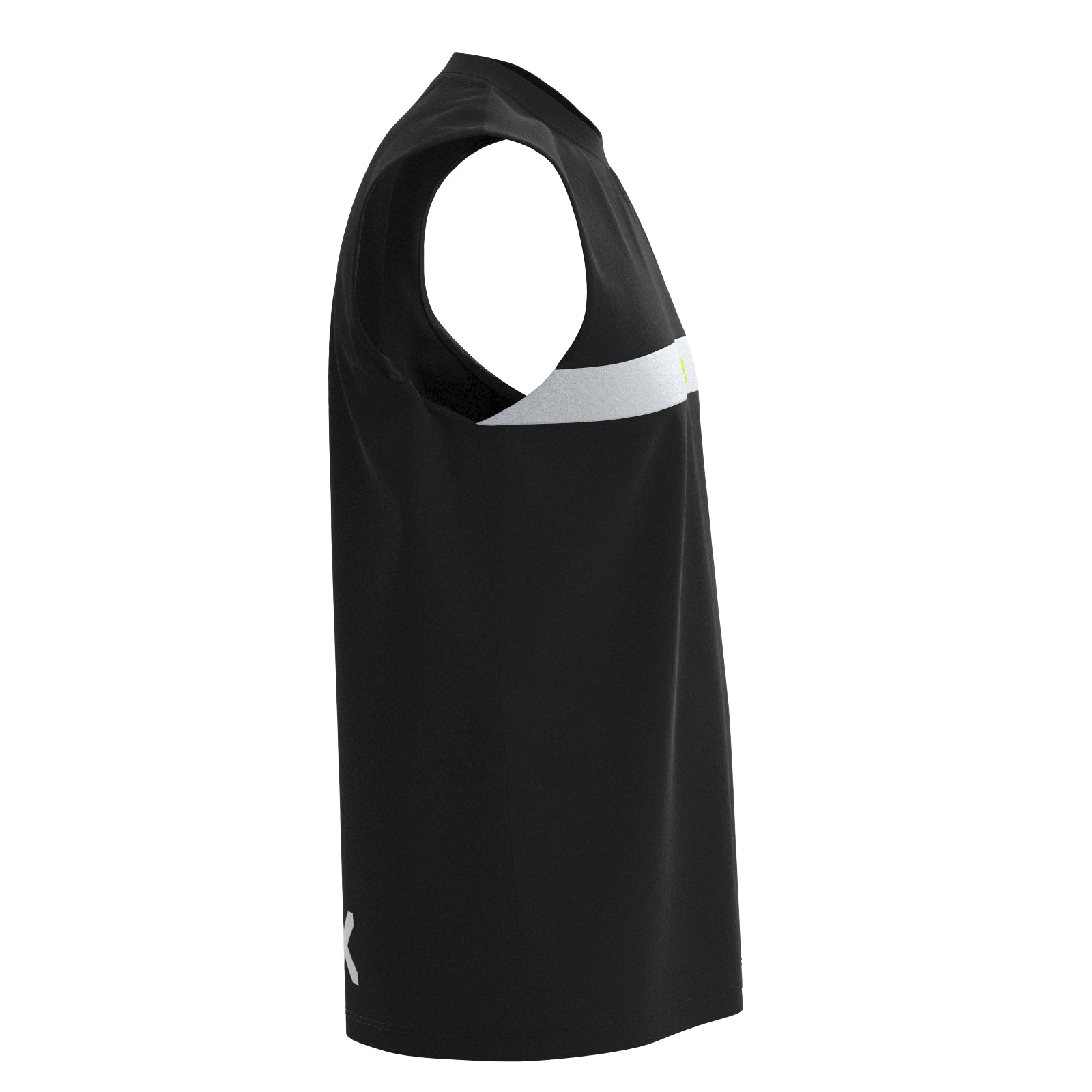 Running Shirt Tank aus Bambus in schwarz