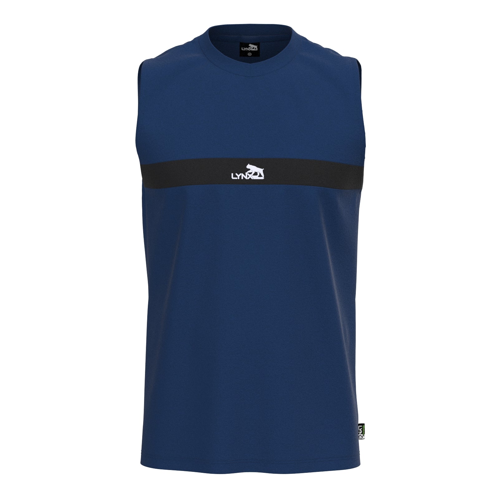 Running Shirt Tank aus Bambus in blau