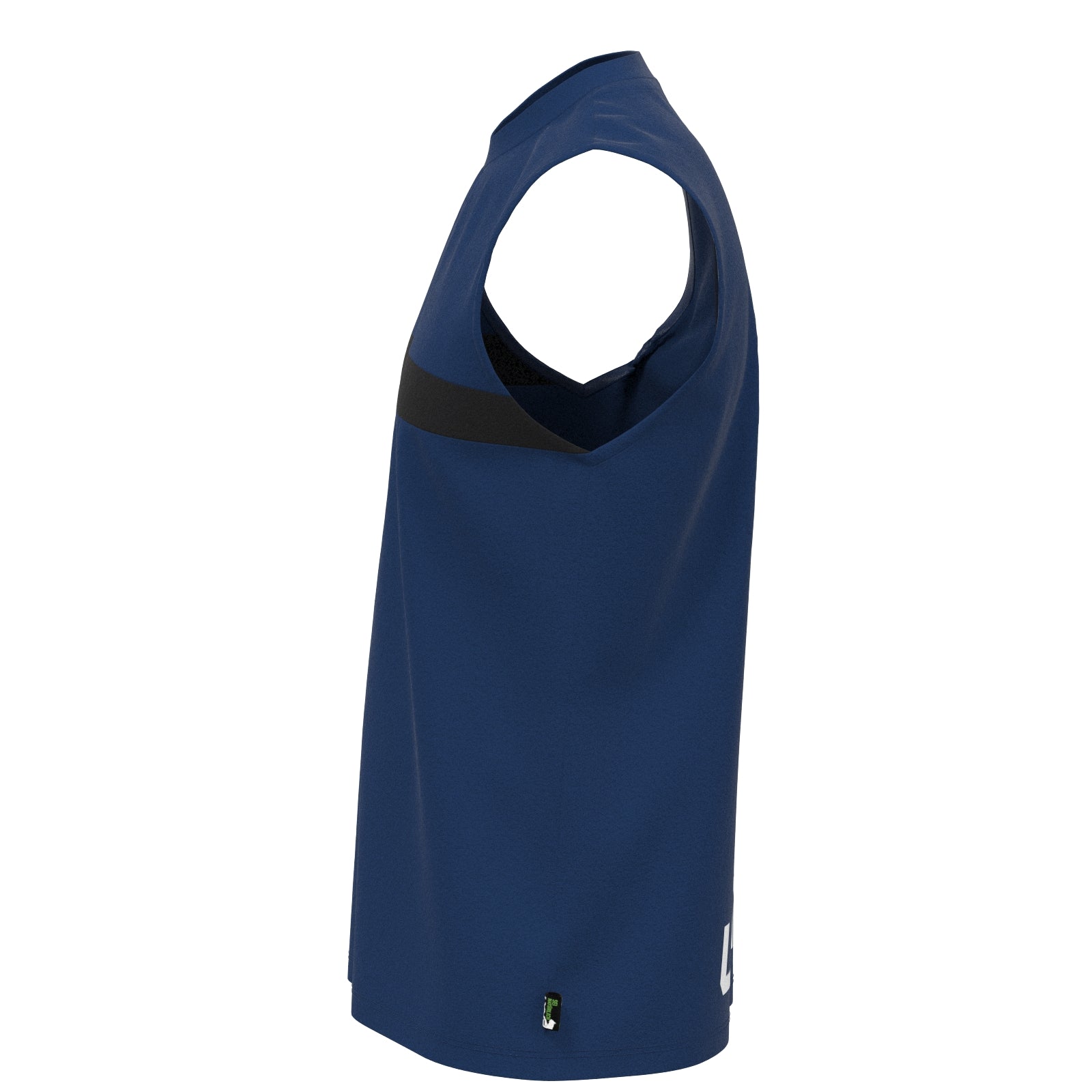 Running Shirt Tank aus Bambus in blau
