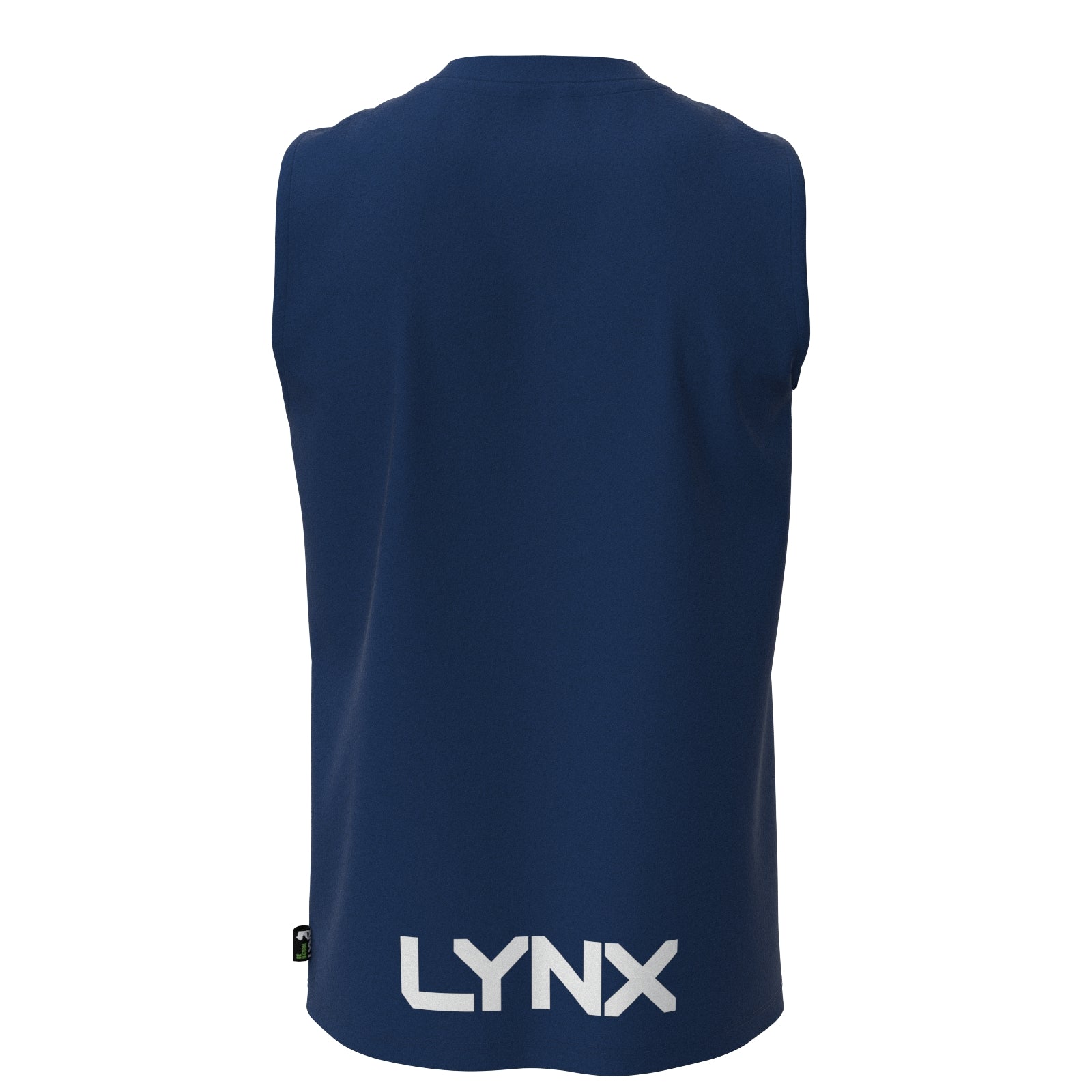 Running Shirt Tank aus Bambus in blau