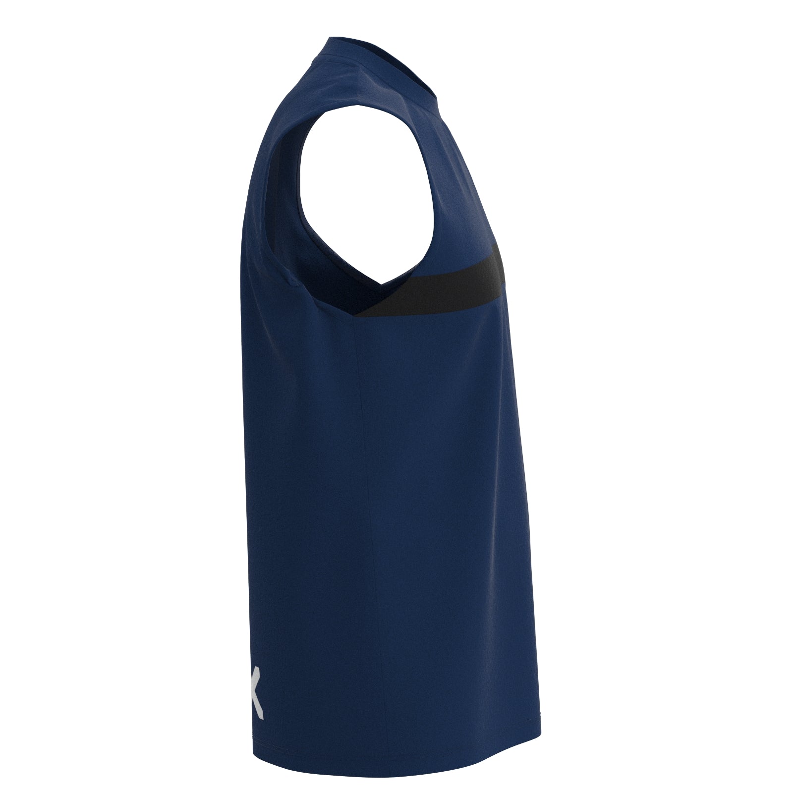 Running Shirt Tank aus Bambus in blau