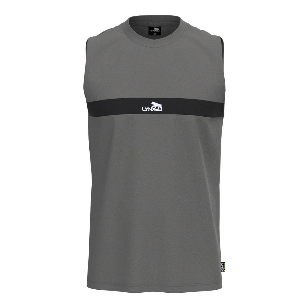 Running Shirt Tank aus Bambus in grau