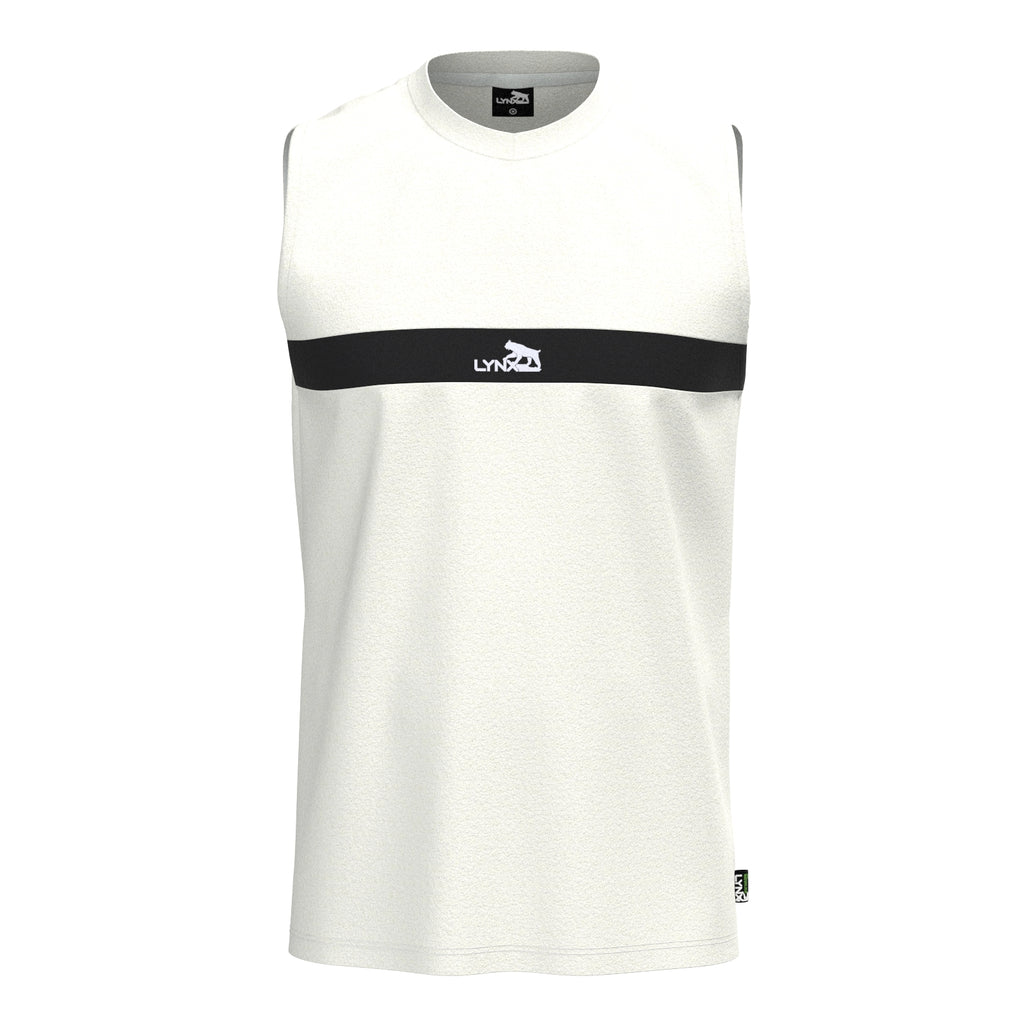 Running Shirt Tank aus Bambus in weiß