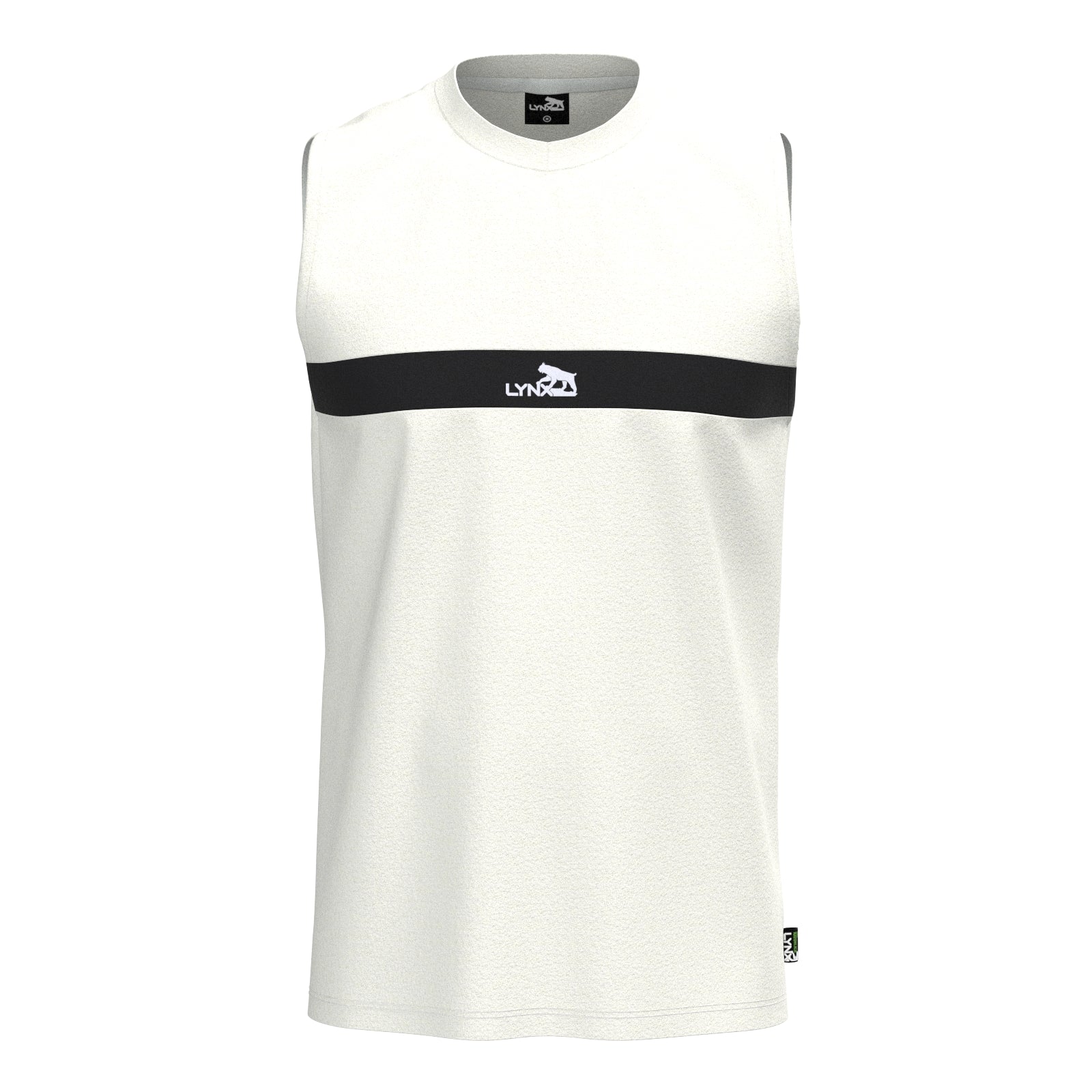 Running Shirt Tank aus Bambus in weiß