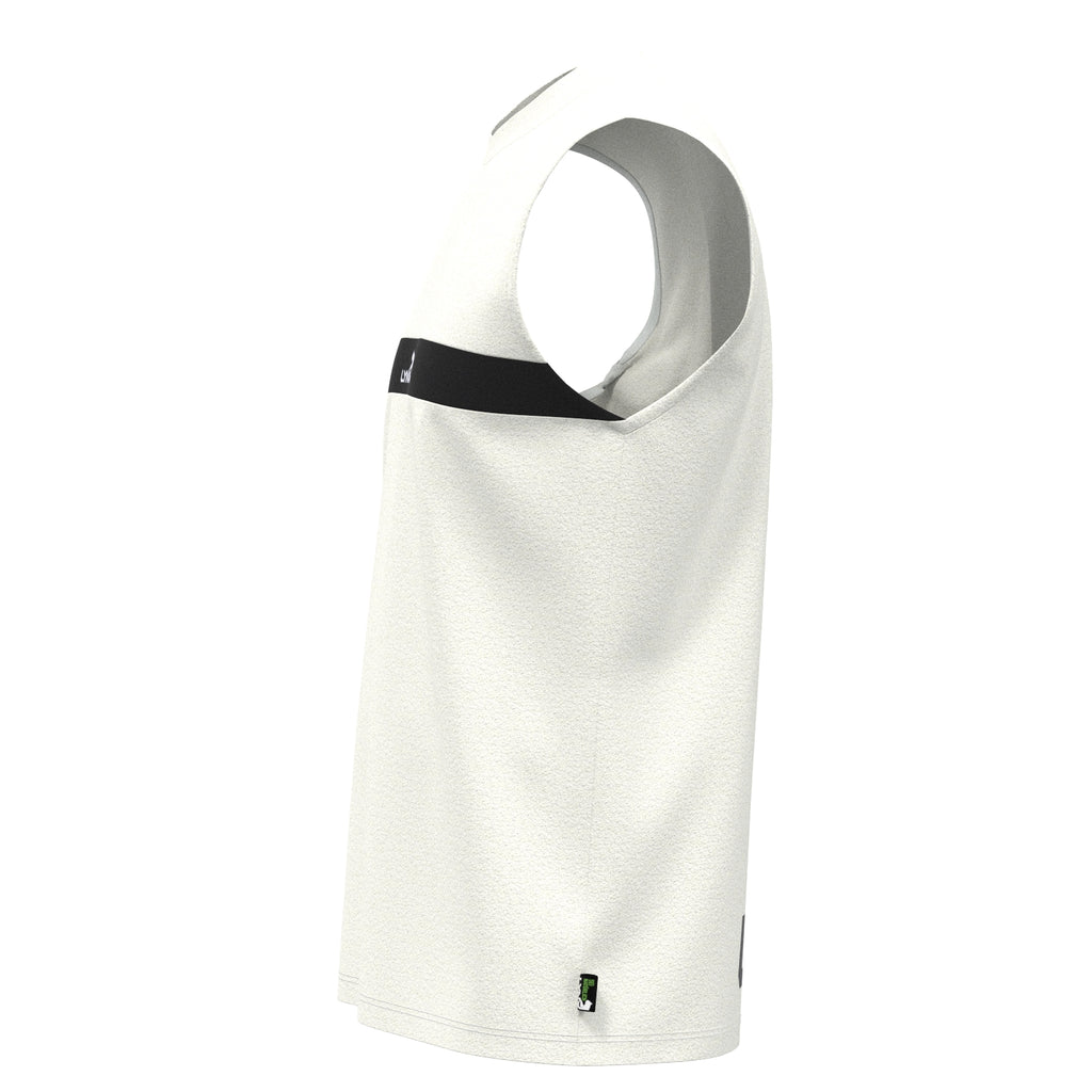 Running Shirt Tank aus Bambus in weiß