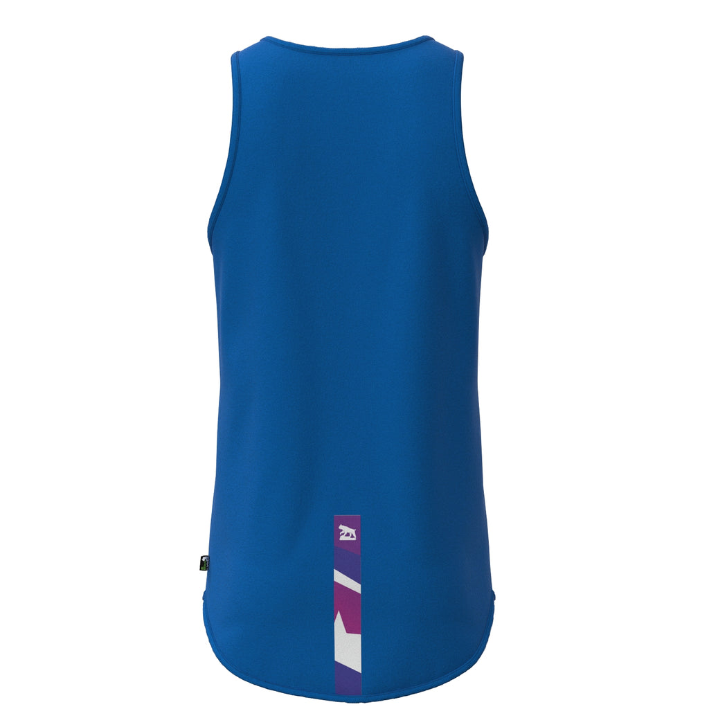 Edi Fitness Tank in Blau