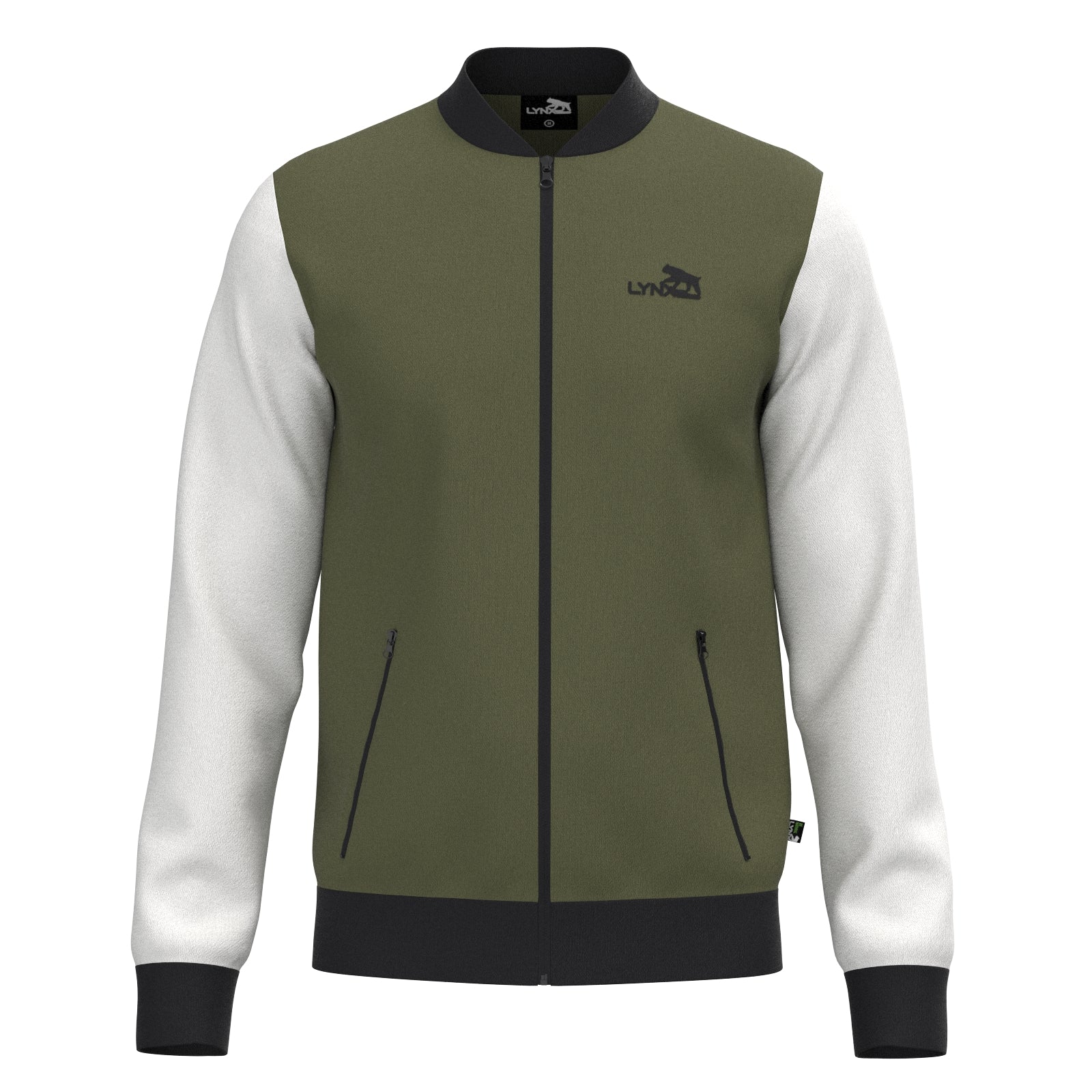Fonse Fitness Trainingsjacke in Oliv