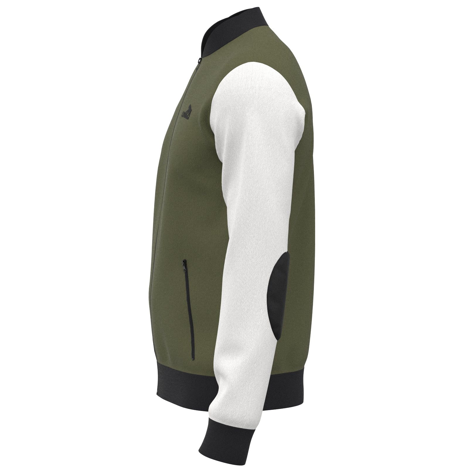 Fonse Fitness Trainingsjacke in Oliv