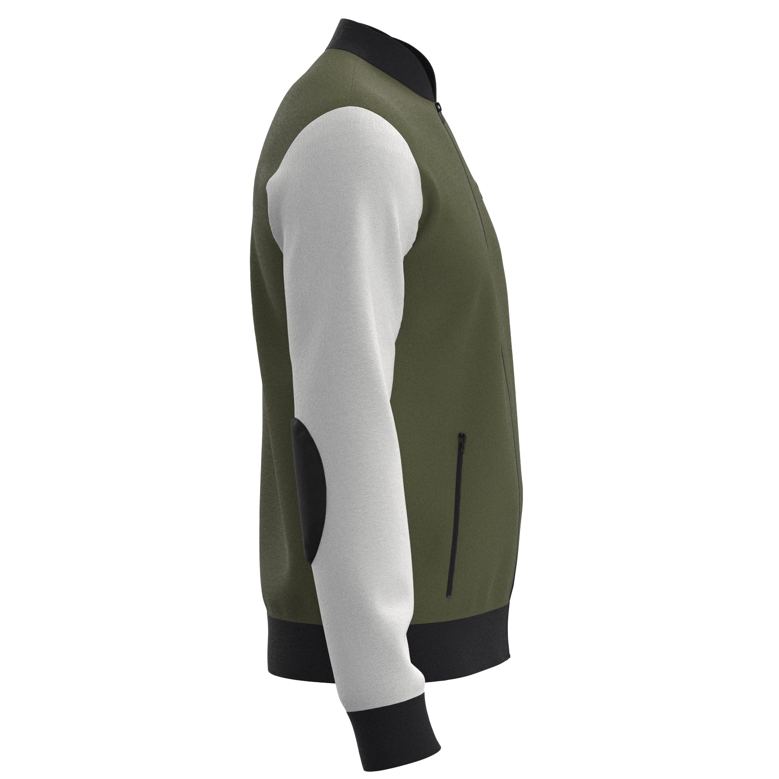 Fonse Fitness Trainingsjacke in Oliv