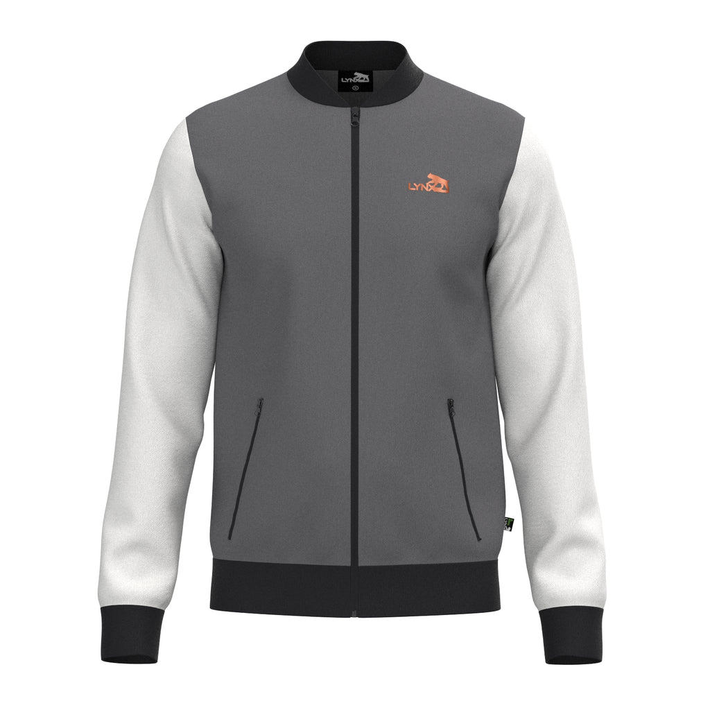 Fonse Fitness Trainingsjacke in Grau