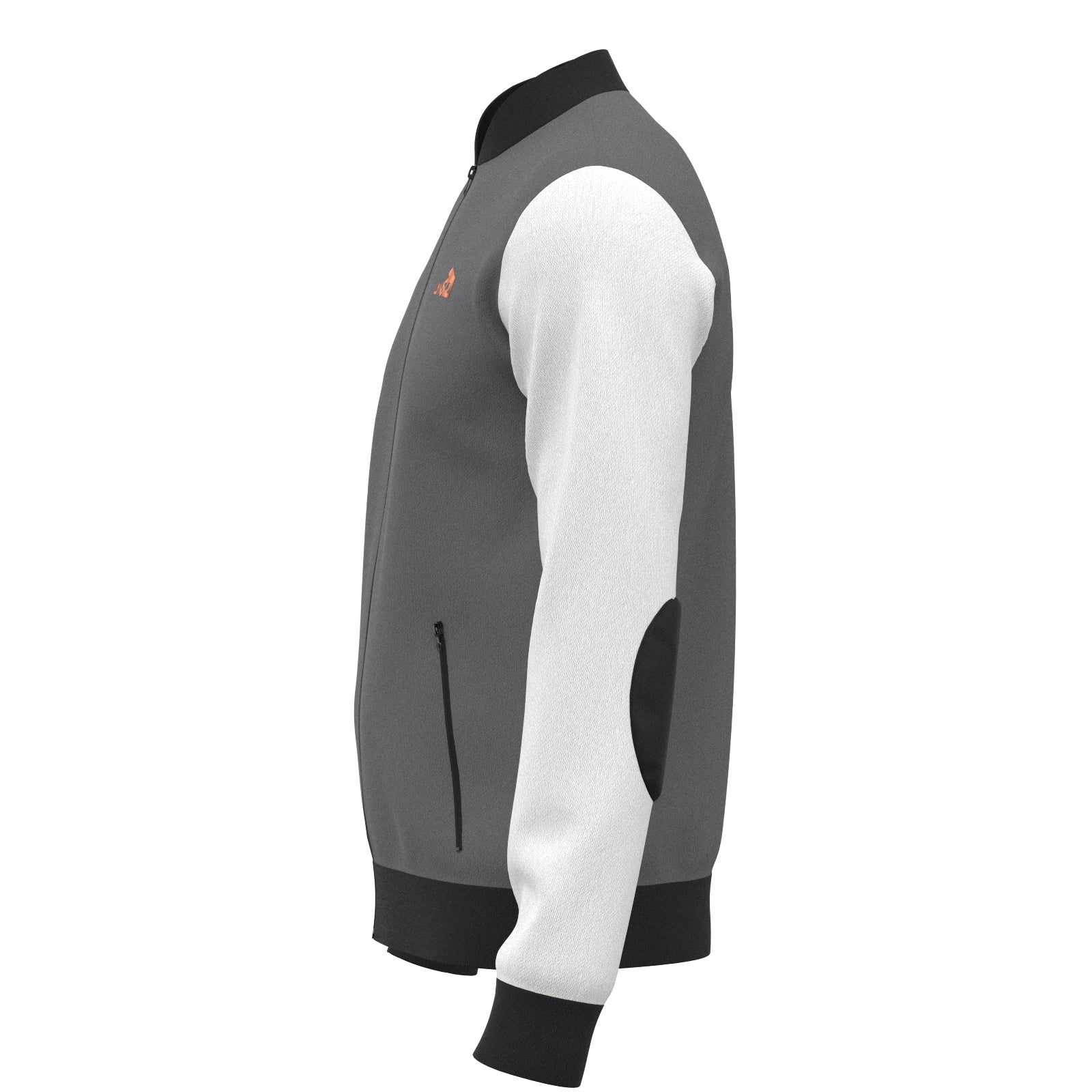 Fonse Fitness Trainingsjacke in Grau