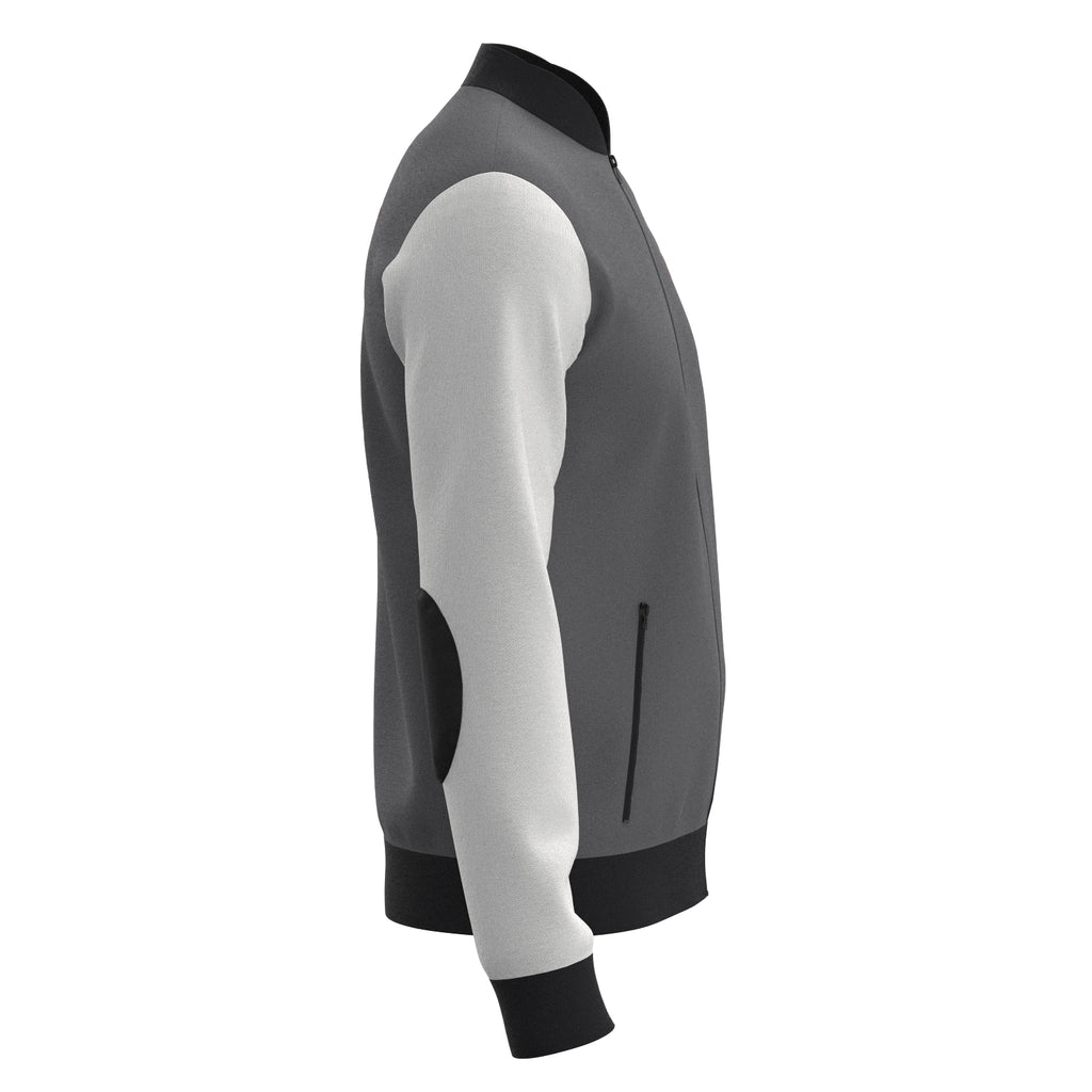 Fonse Fitness Trainingsjacke in Grau