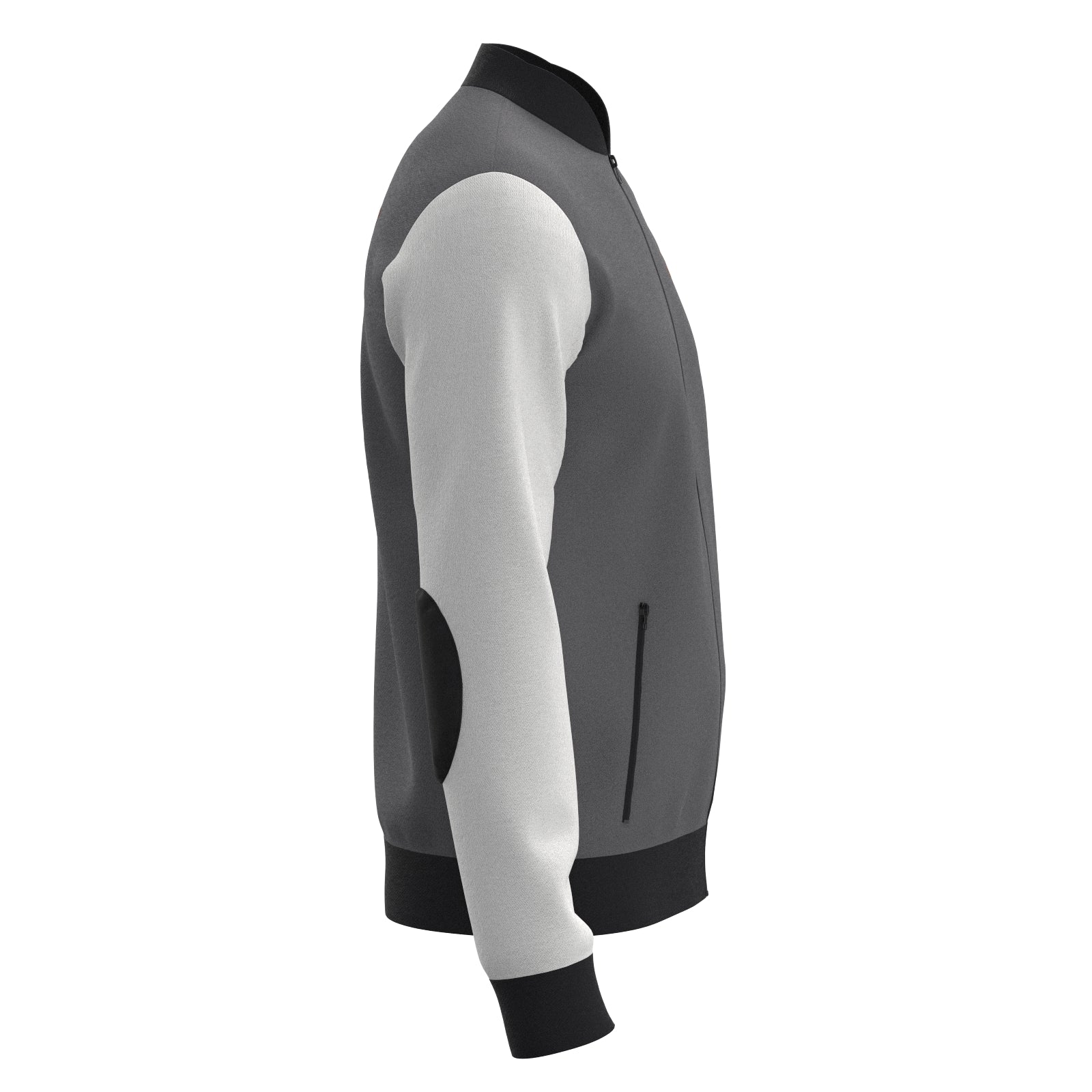 Fonse Fitness Trainingsjacke in Grau