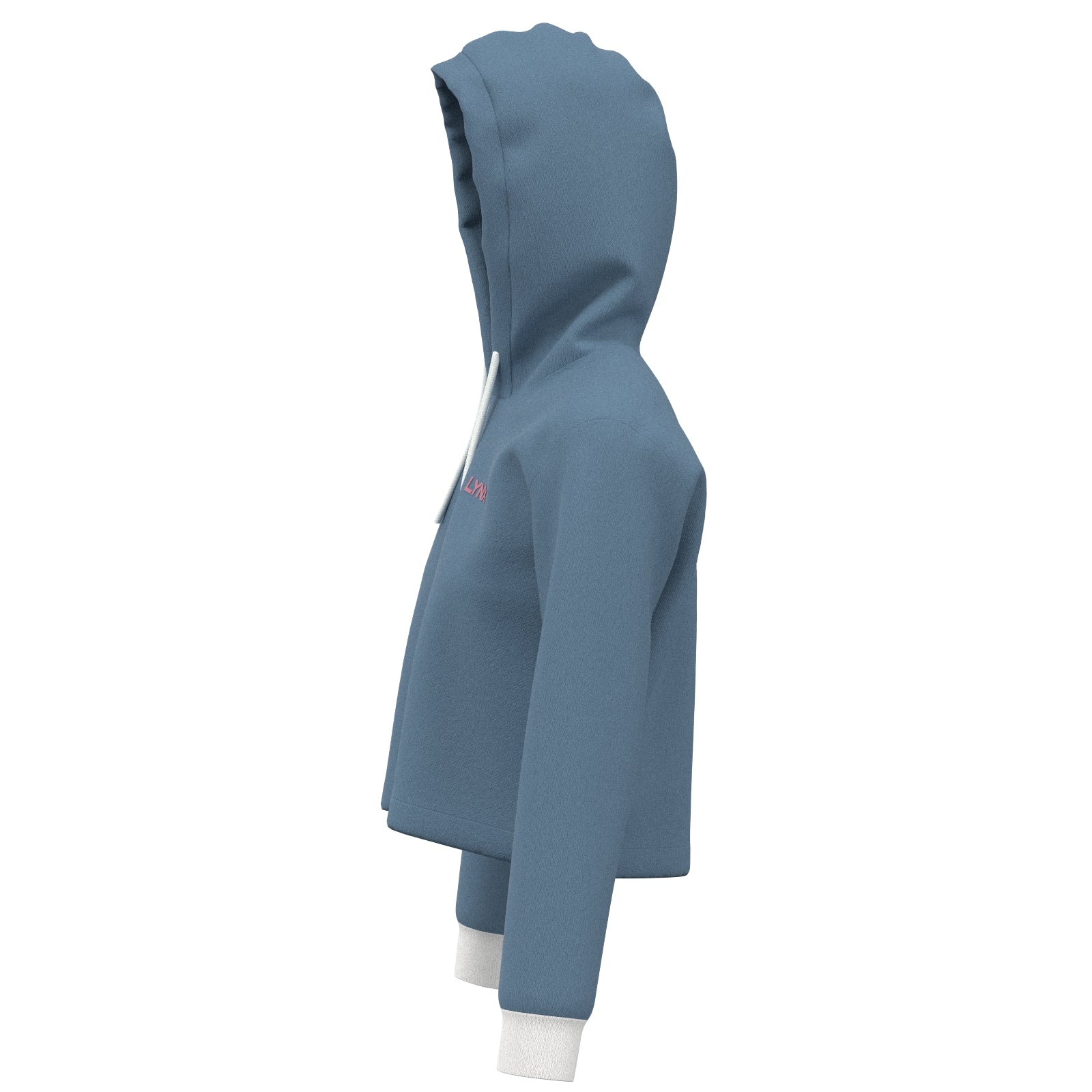 Fitness Hoodie Elly kurz in blau