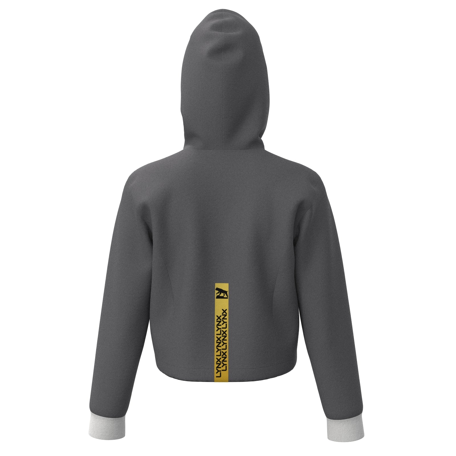 Fitness Hoodie Elly kurz in grau