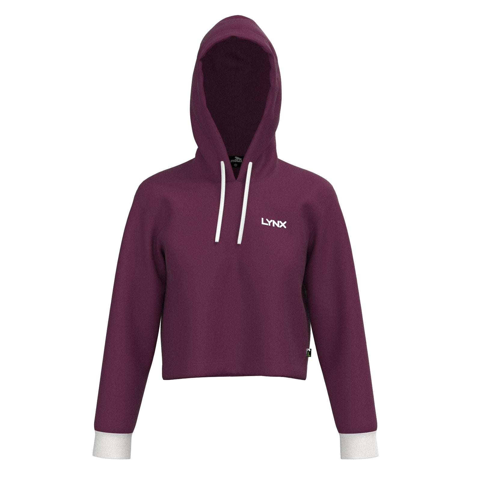 Fitness Hoodie Elly kurz in lila