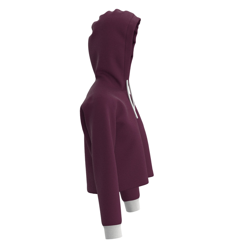 Fitness Hoodie Elly kurz in lila