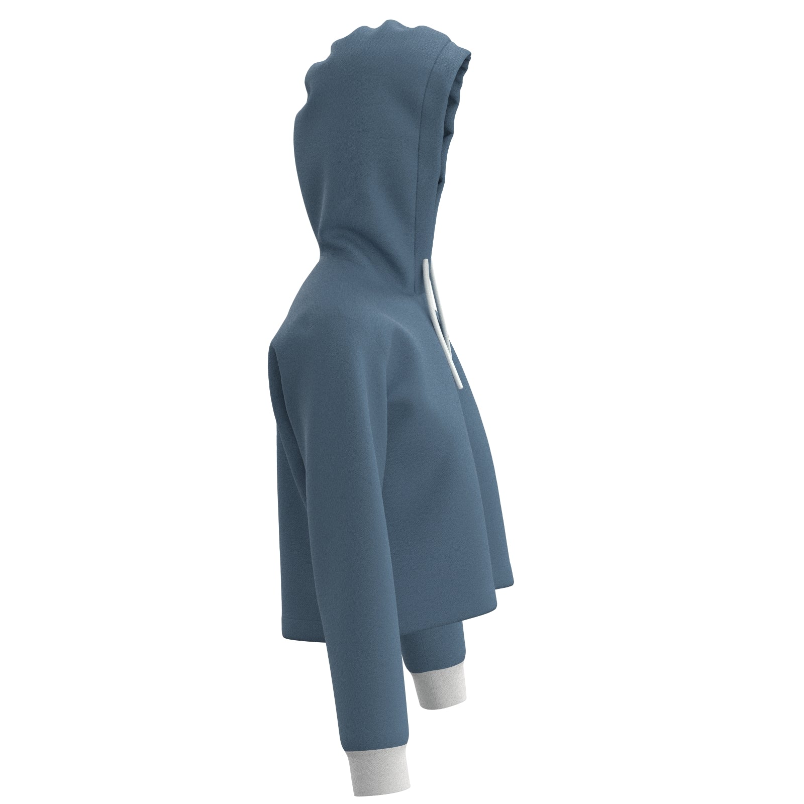 Fitness Hoodie Elly kurz in blau