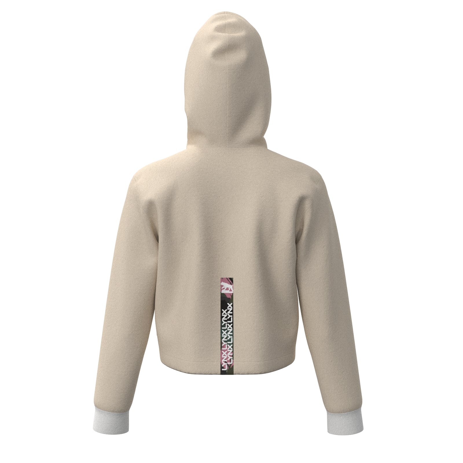 Fitness Hoodie Elly kurz in beige