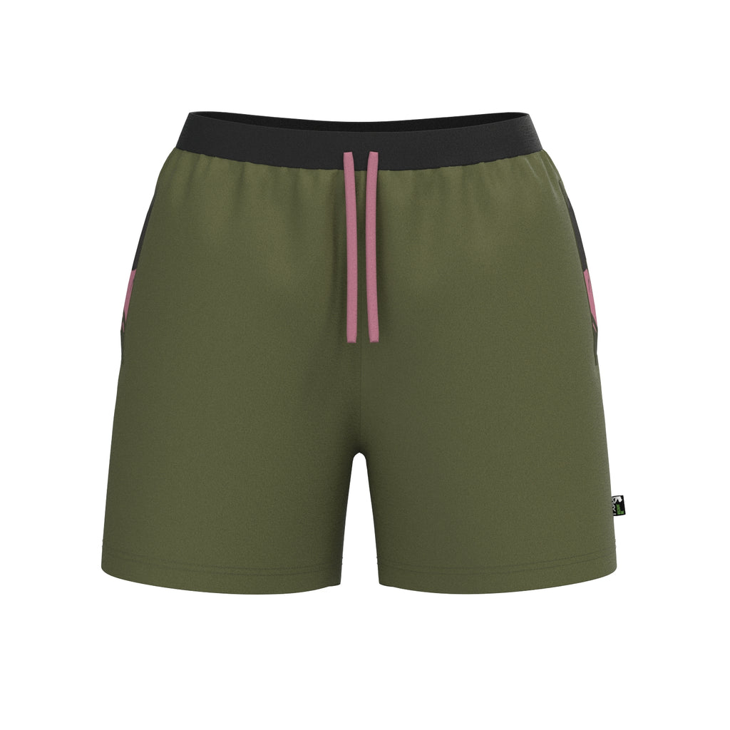 Fitness Short Gadi in oliv