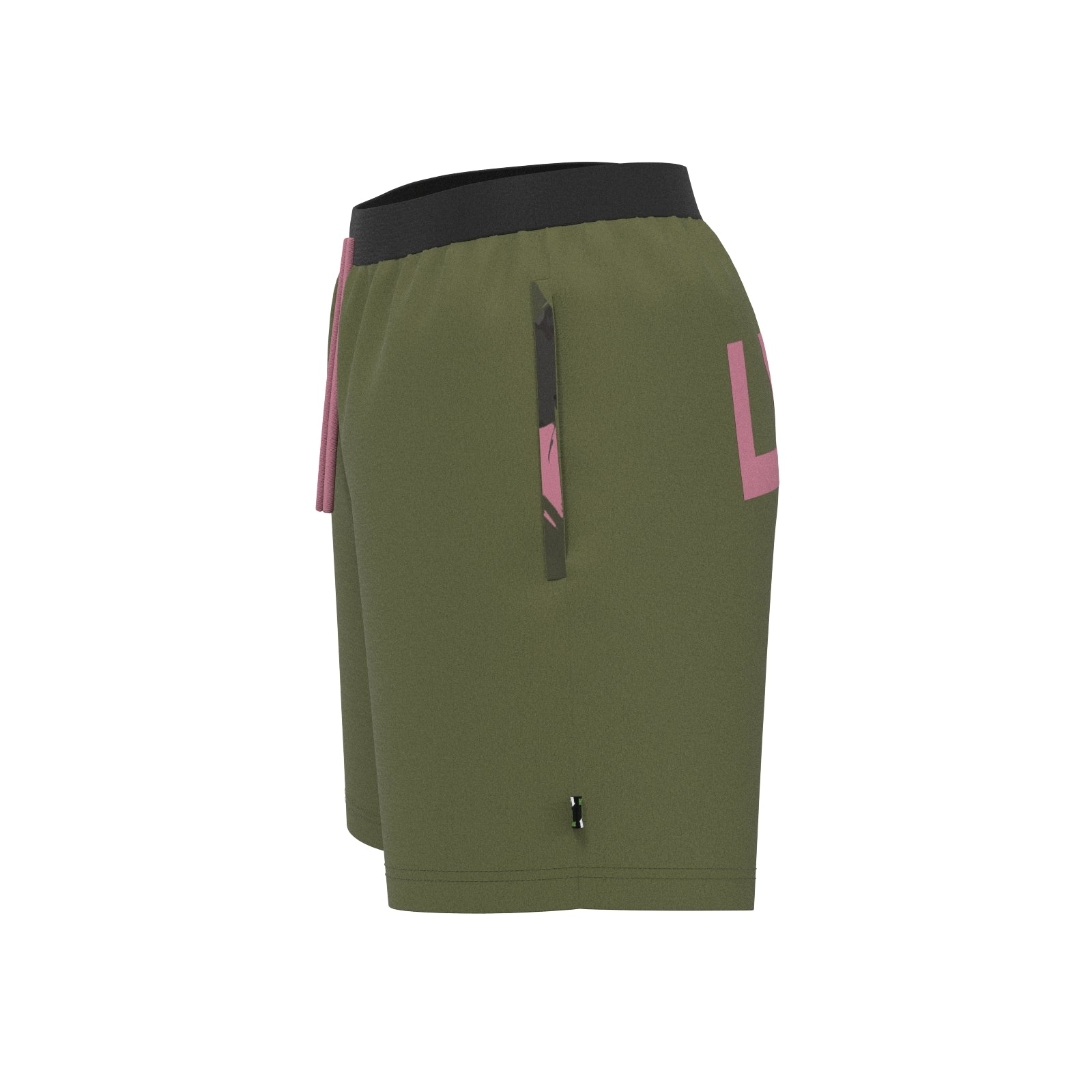 Fitness Short Gadi in oliv