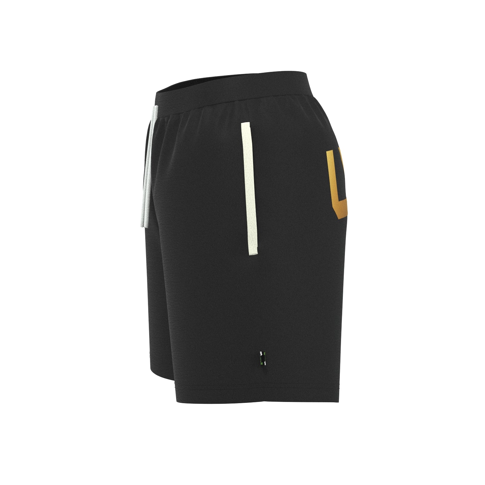 Fitness Short Gadi in schwarz