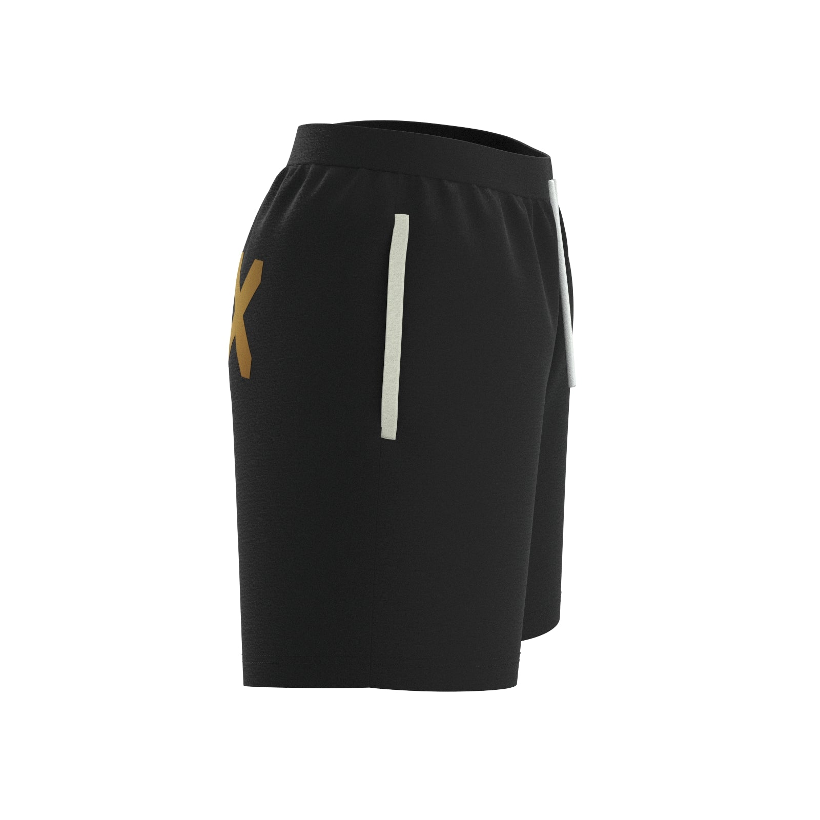 Fitness Short Gadi in schwarz