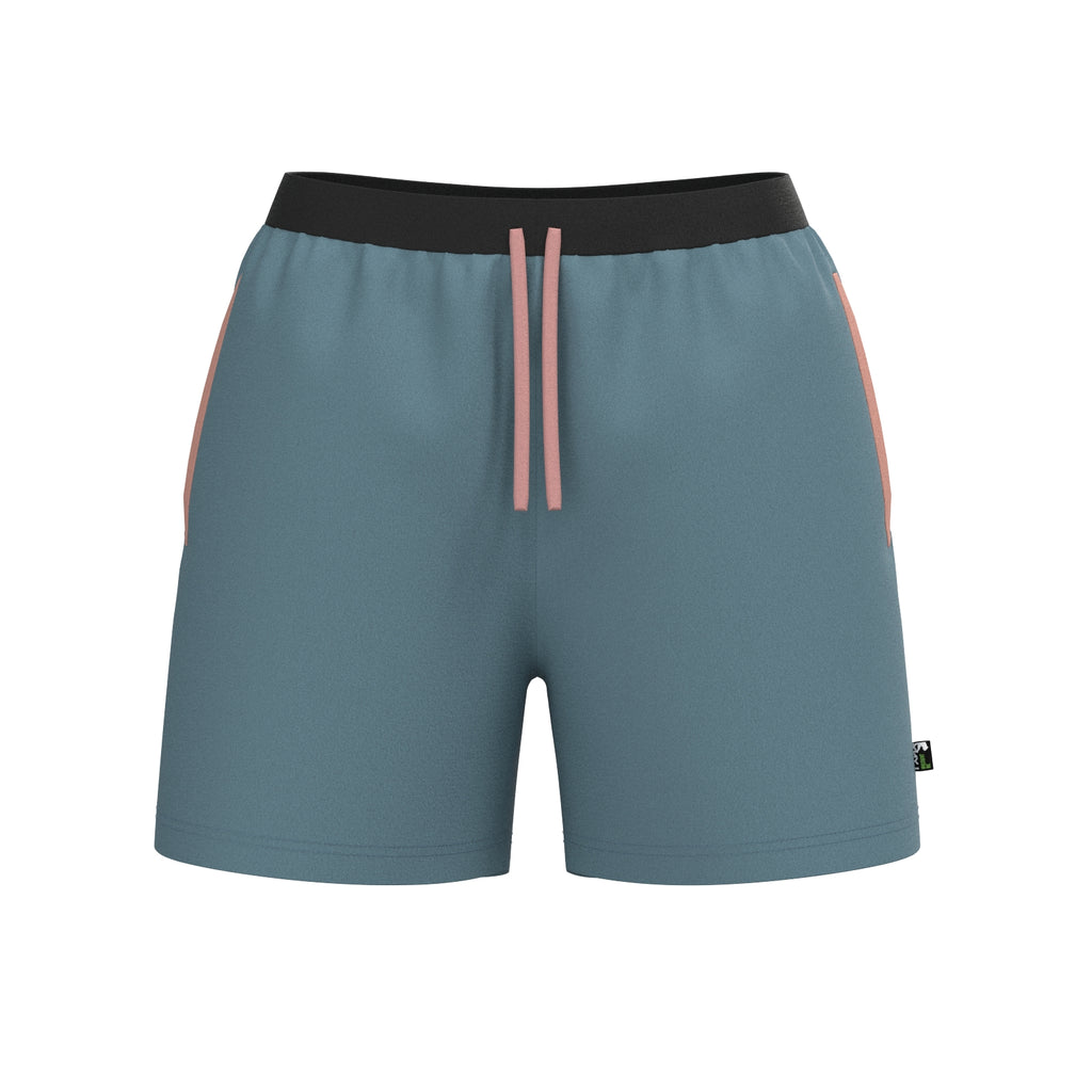 Fitness Short Gadi in blau