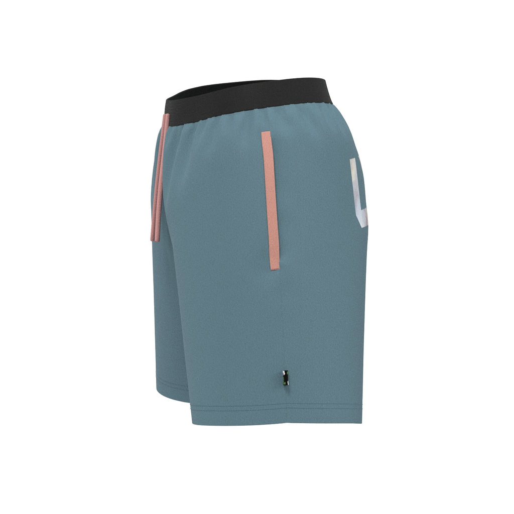 Fitness Short Gadi in blau