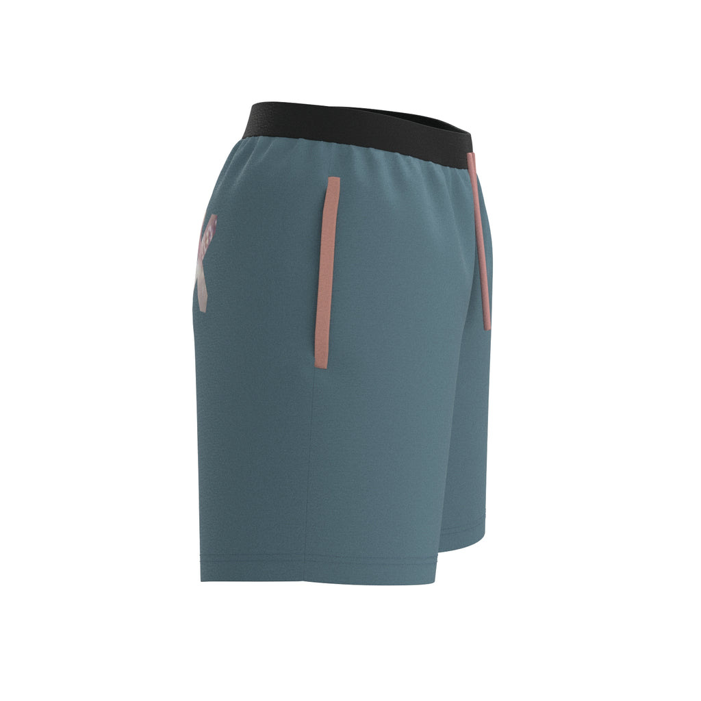 Fitness Short Gadi in blau