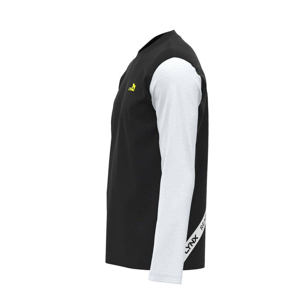 Running Longsleeve aus Bambus in schwarz