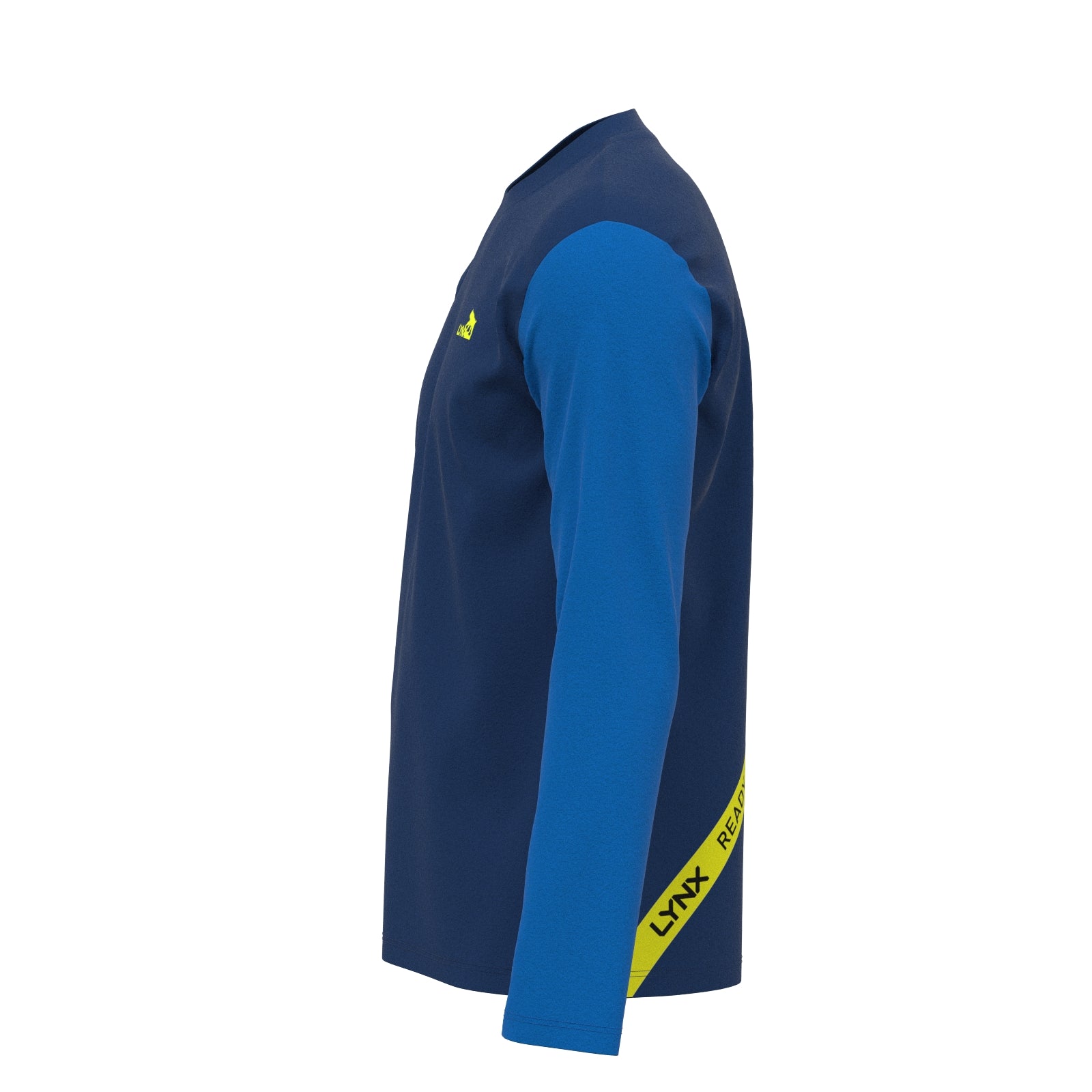Running Longsleeve aus Bambus in blau