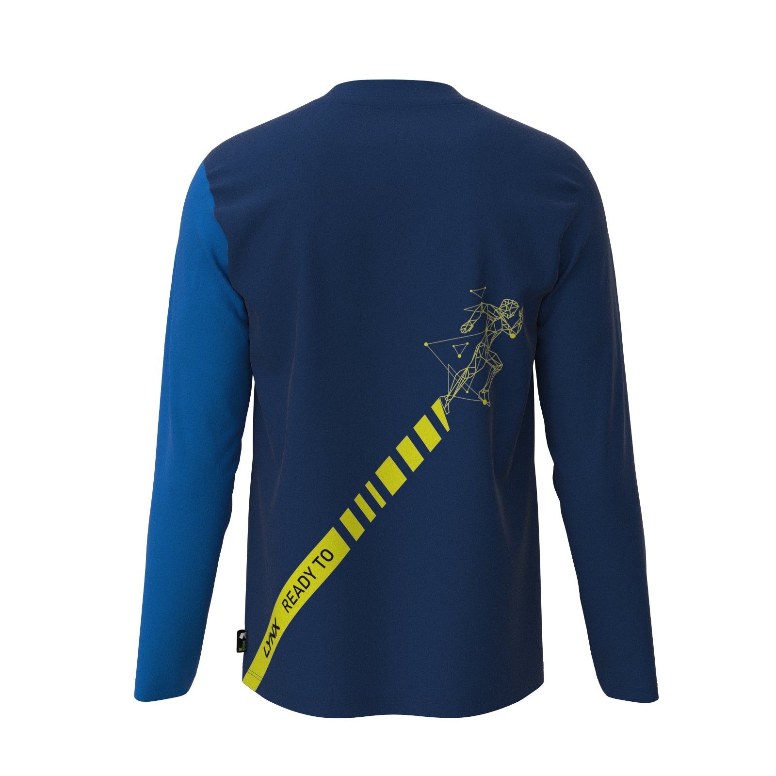 Running Longsleeve aus Bambus in blau