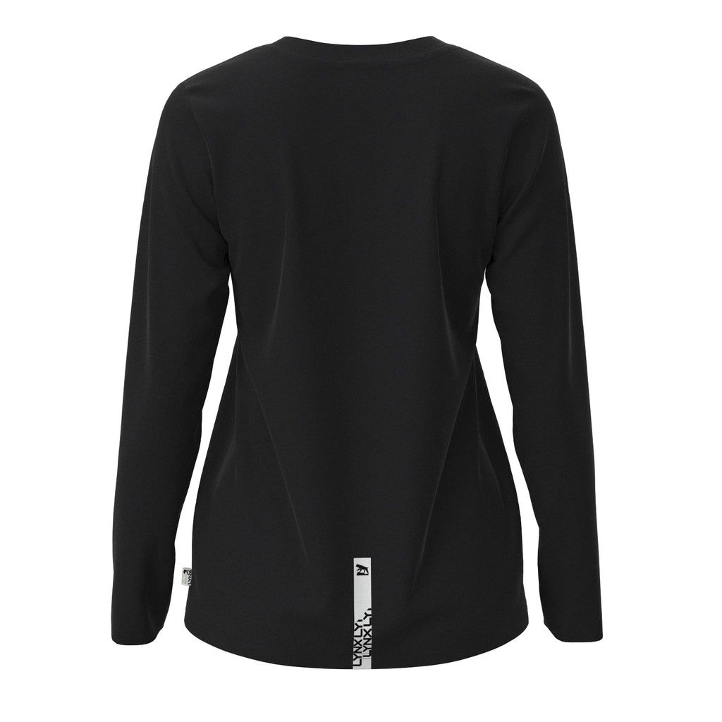 Sport Basic Longsleeve Tina in schwarz