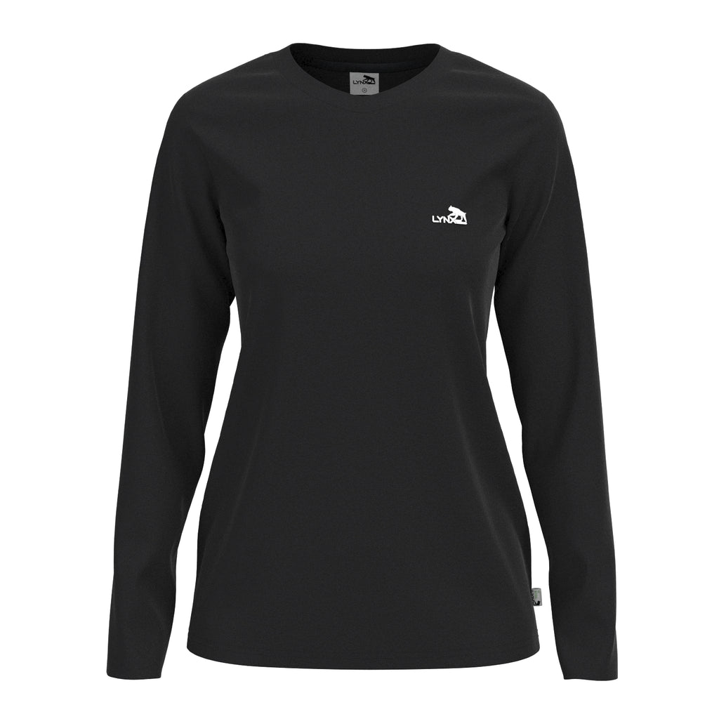 Sport Basic Longsleeve Tina in schwarz