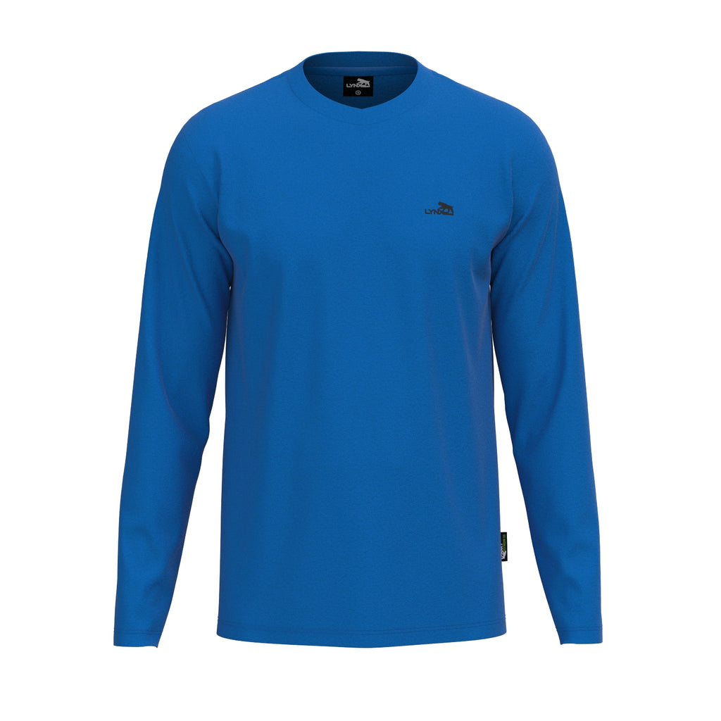 Sport Basic Longsleeve Tone in blau