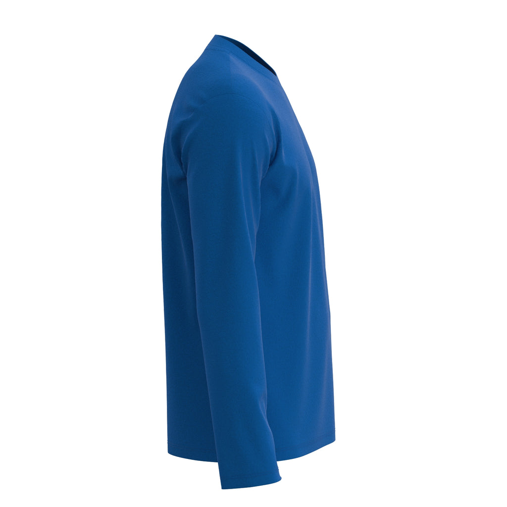 Sport Basic Longsleeve Tone in blau