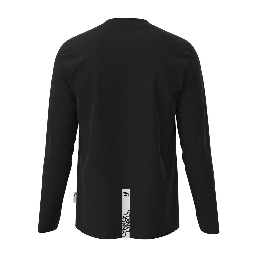 Sport Basic Longsleeve Tone in schwarz