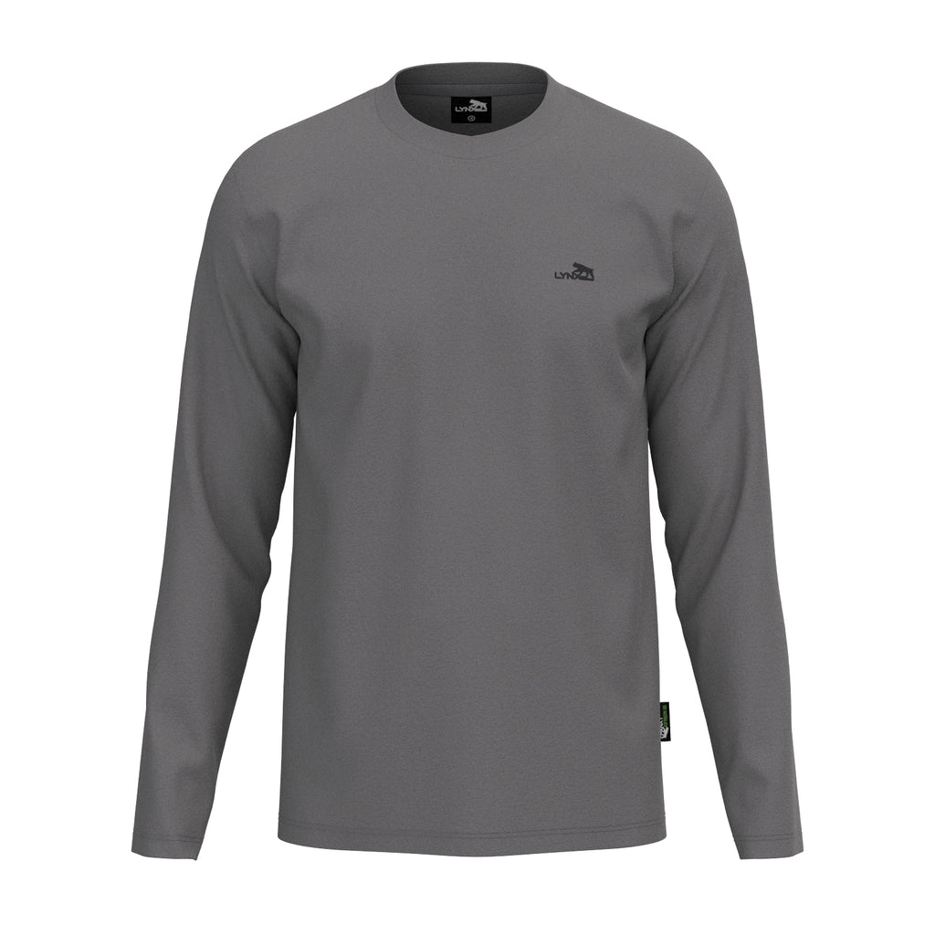 Sport Basic Longsleeve Tone in grau