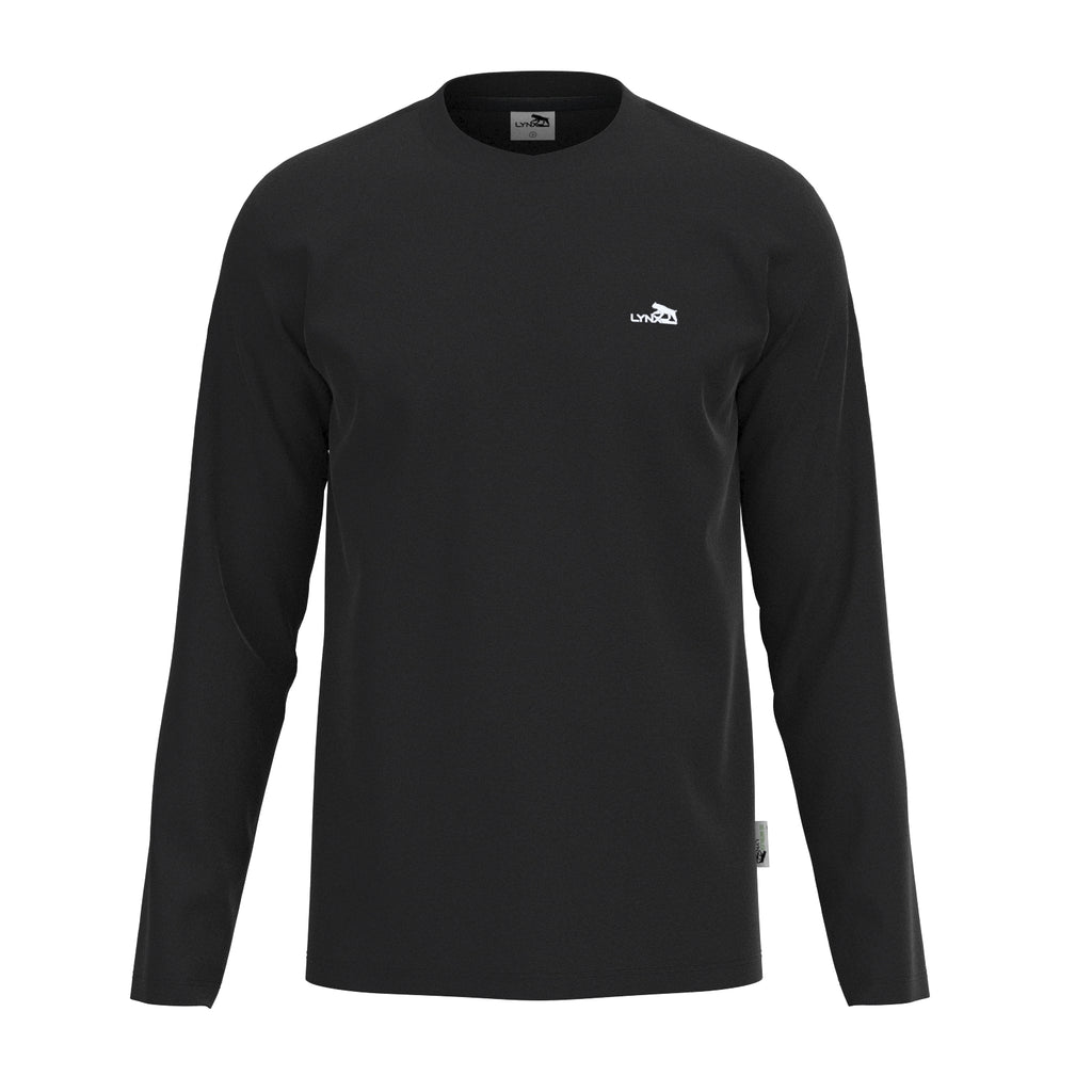 Sport Basic Longsleeve Tone in schwarz