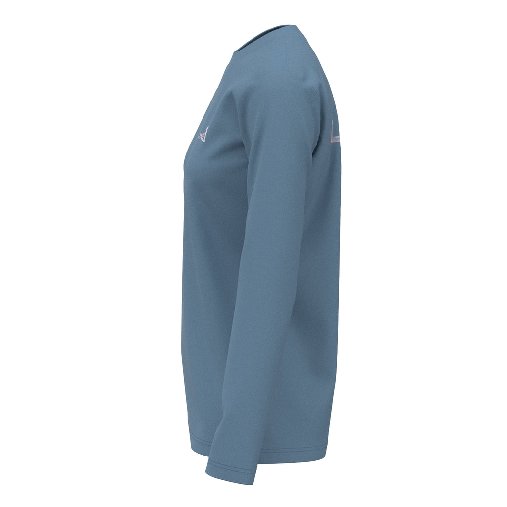 Fitness Longsleeve Tina in blau