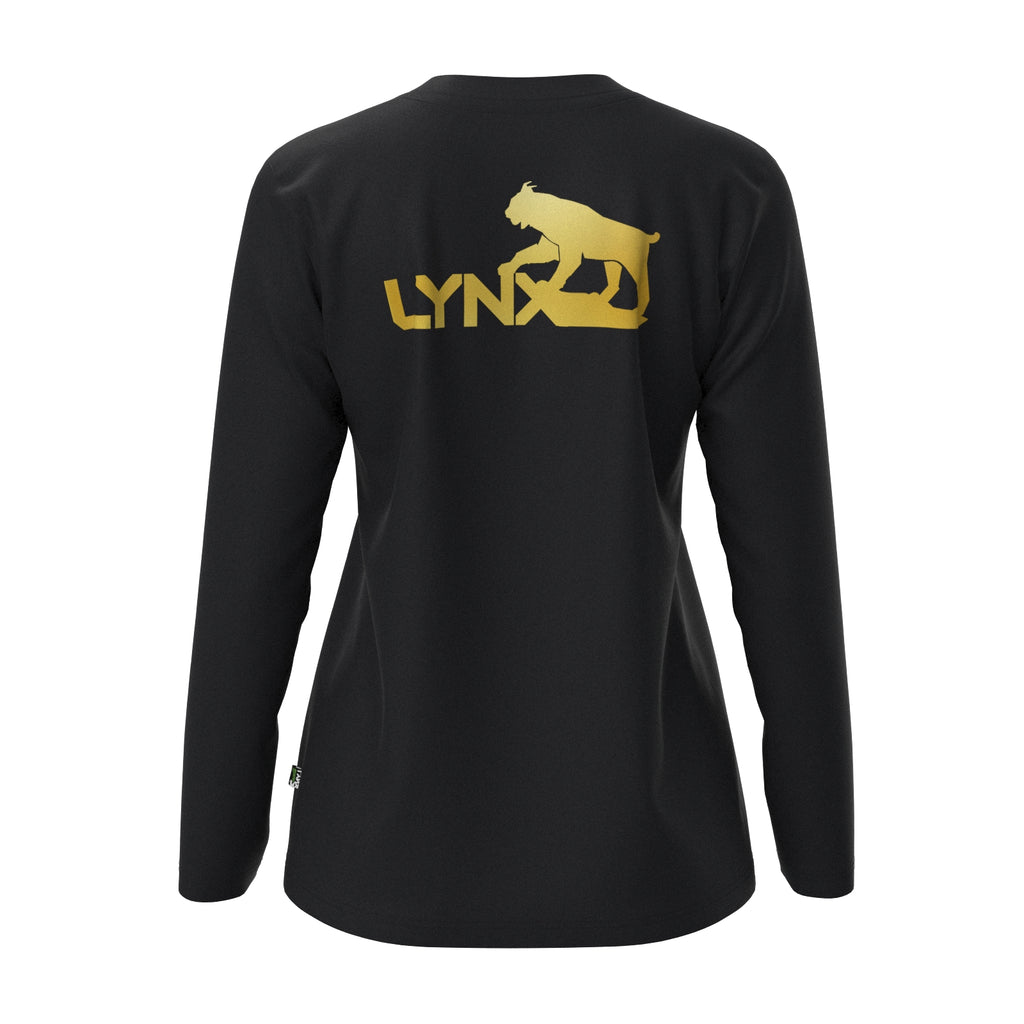 Fitness Longsleeve Tina in schwarz