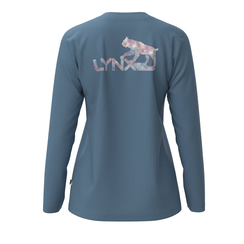 Fitness Longsleeve Tina in blau