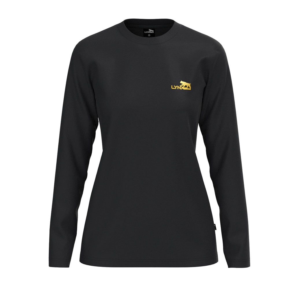 Fitness Longsleeve Tina in schwarz