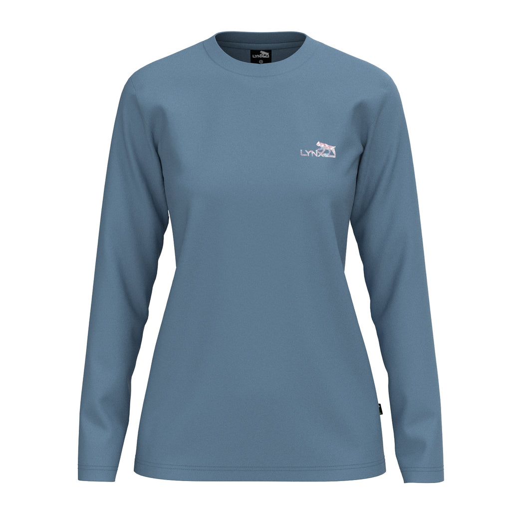 Fitness Longsleeve Tina in blau