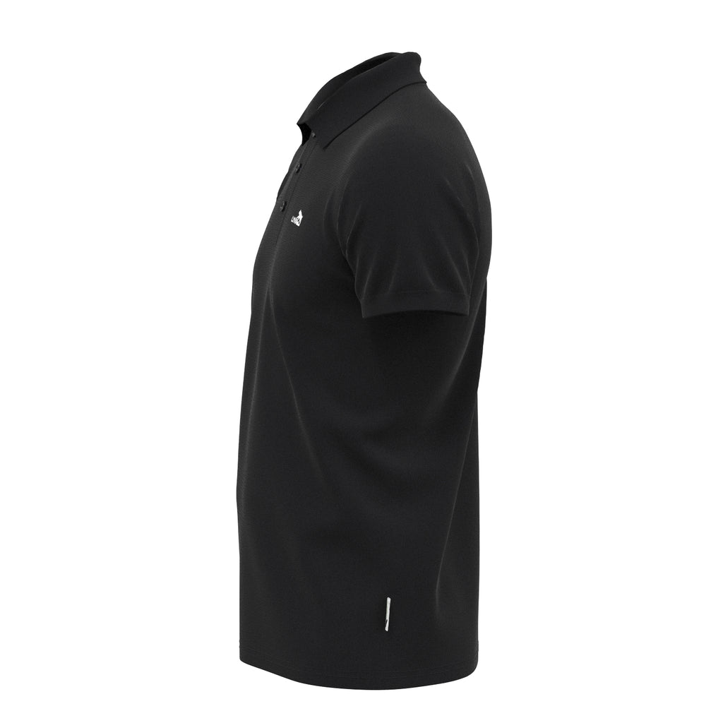 Sport Basic Polo Ade in schwarz